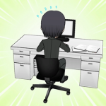 必死(笑)